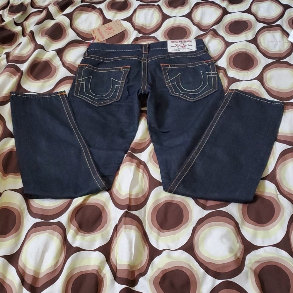 Men True Religion Skinny No Flap Big T Jeans Sz 30 - Picture 5 of 8